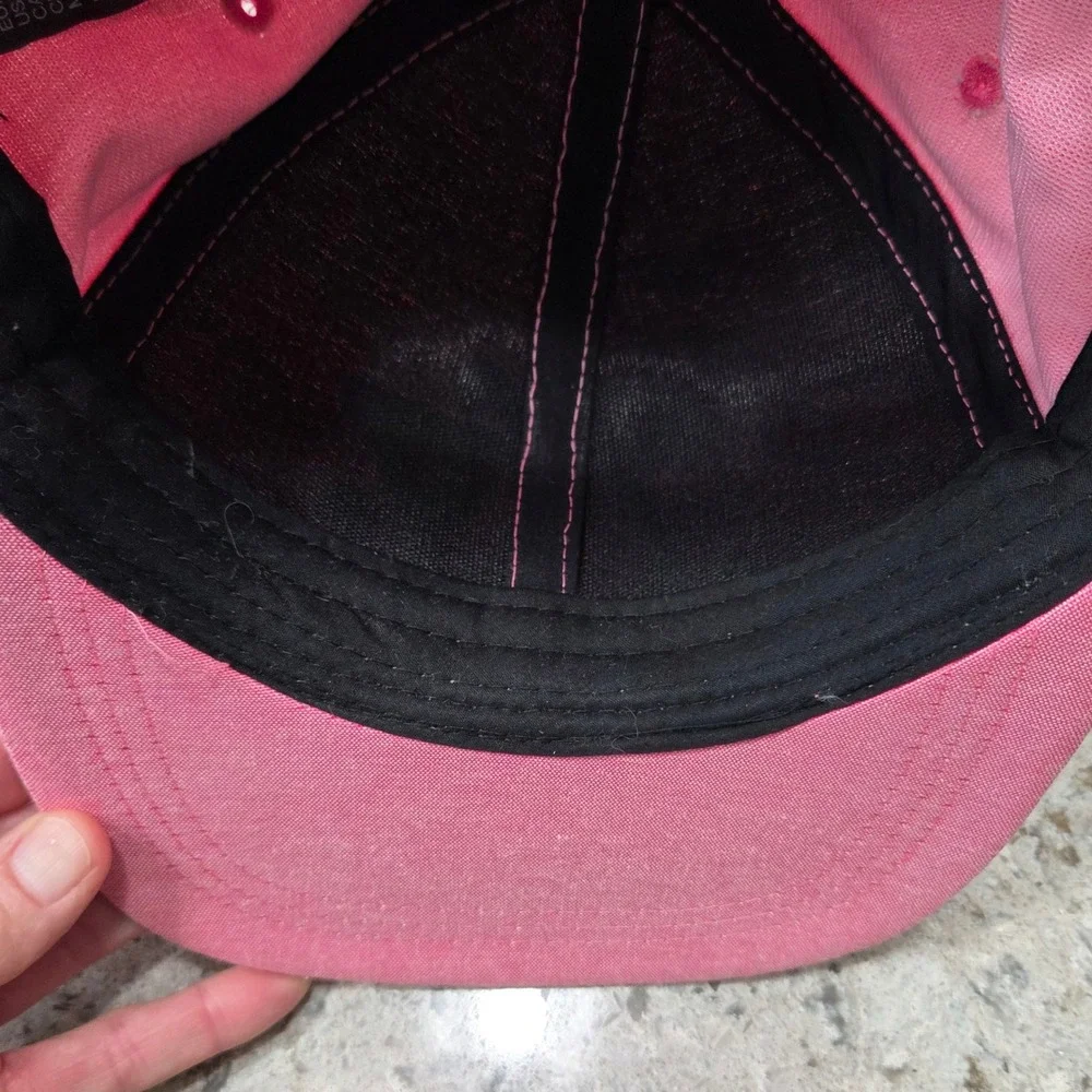 H&M Divided Pink NY Embroidered‎ Baseball Cap Hat Adjustable